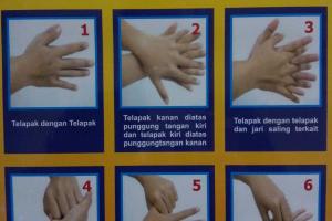Enam Langkah Cuci Tangan yang benar